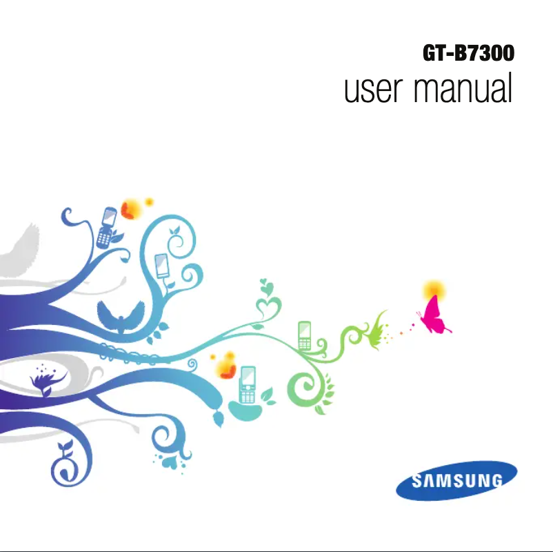 Page n°1 - Manuel utilisateur Samsung B7300