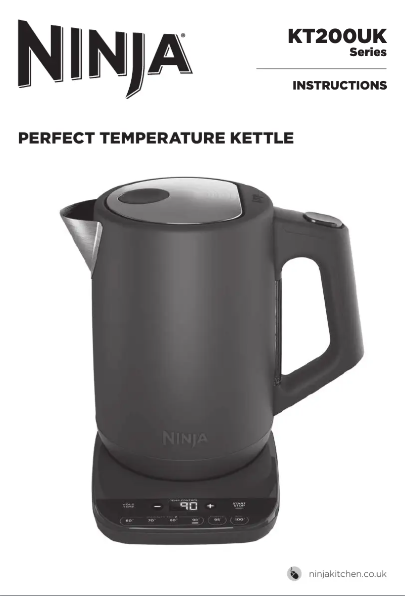 Page 1 de la notice Manuel utilisateur Ninja Perfect Temperature KT200UK