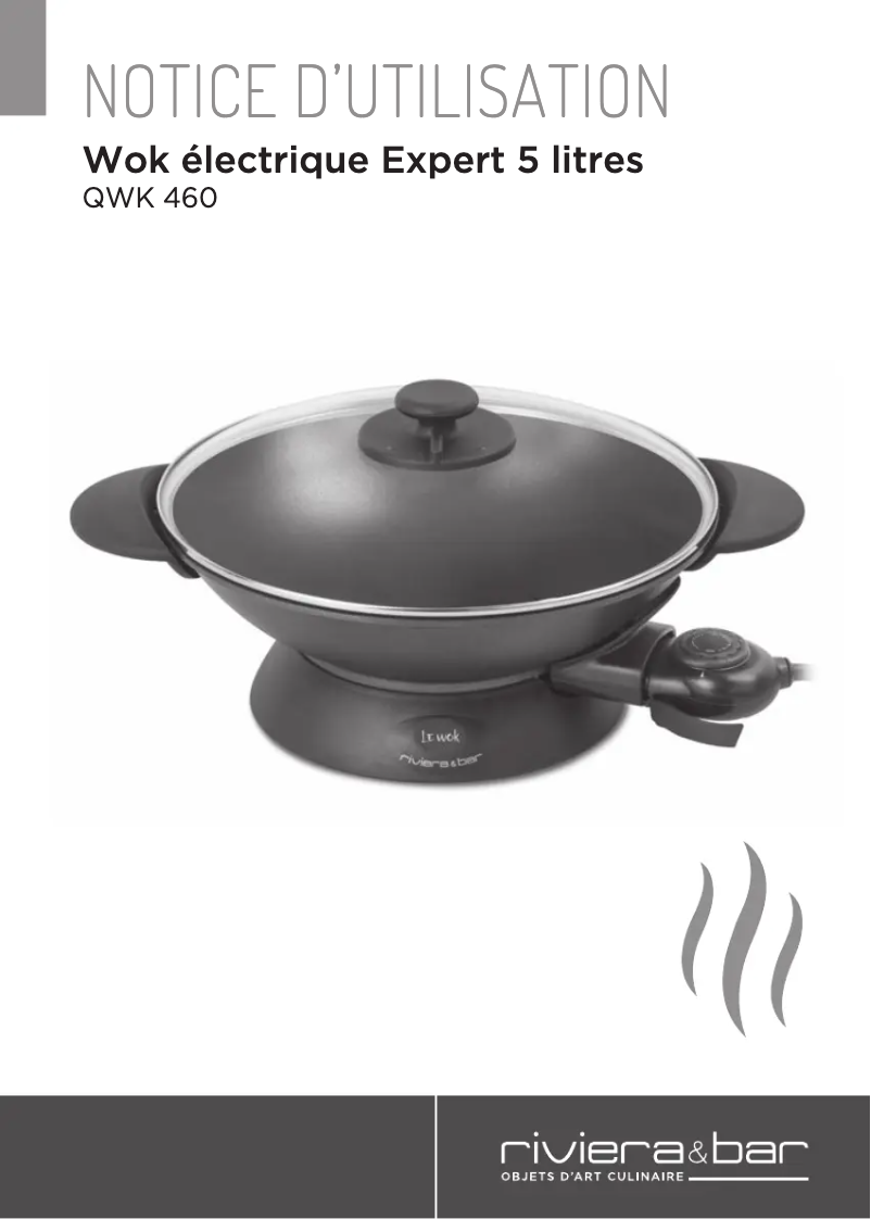 Page n°1 - Manuel utilisateur Riviera & Bar QWK460