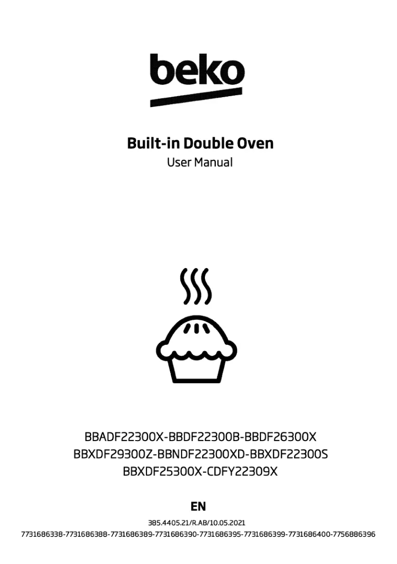 Page 1 de la notice Manuel utilisateur Beko BBDF26300X