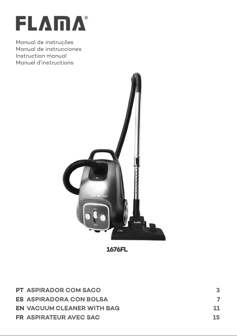 Page 1 de la notice Manuel utilisateur Flama 1676FL