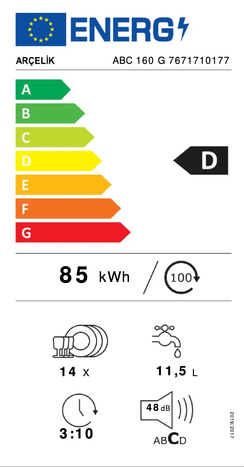 Image de la première page du manuel de l'appareil ABC 160 G