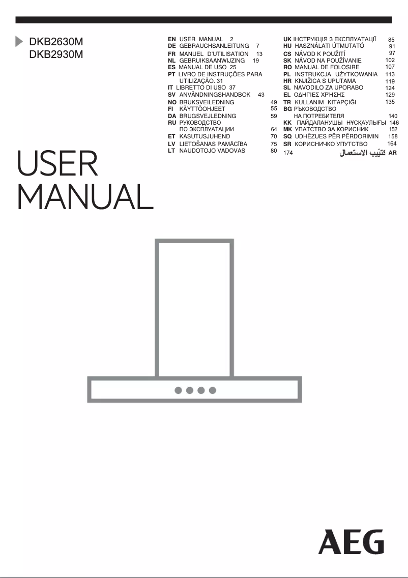 Imagen de la primera página del manual del dispositivo DKB2930M