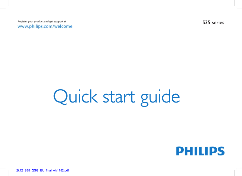 Imagen de la primera página del manual del dispositivo 19PFL3507H