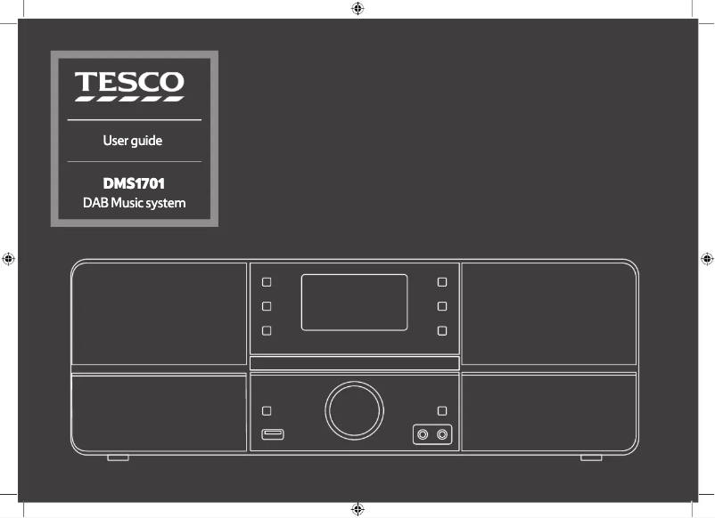 Page 1 de la notice Manuel utilisateur Tesco DMS1701