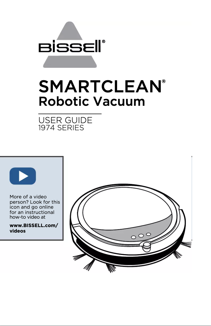 Page n°1 - Manuel utilisateur Bissell SmartClean 1974