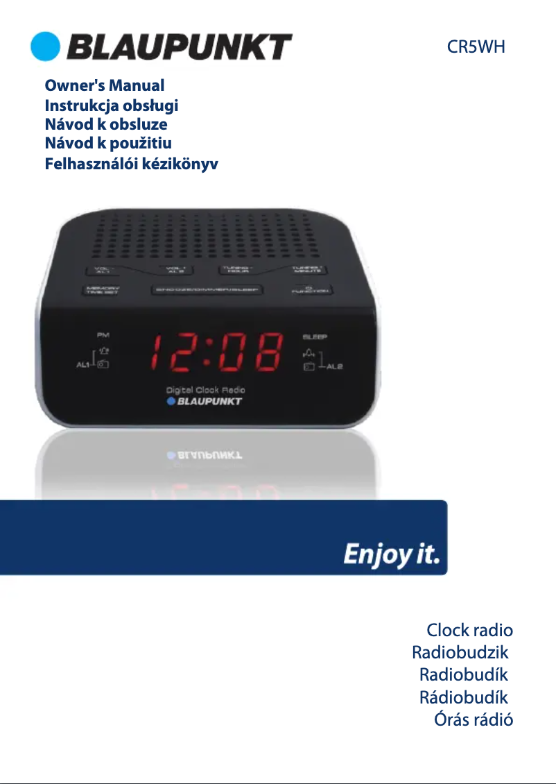 Page n°1 - Manuel utilisateur Blaupunkt CR5WH