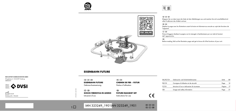 Page 1 de la notice Manuel utilisateur Playtive IAN 322001