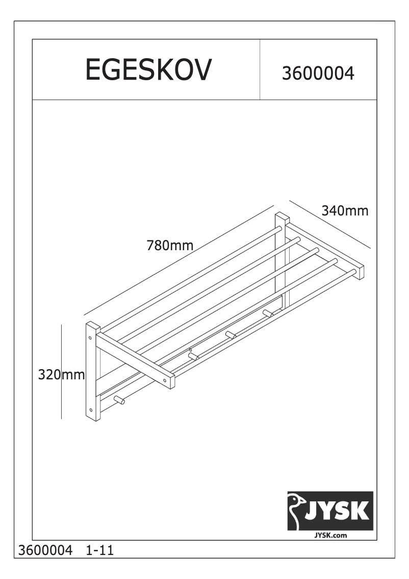 Imagen de la primera página del manual del dispositivo Egeskov