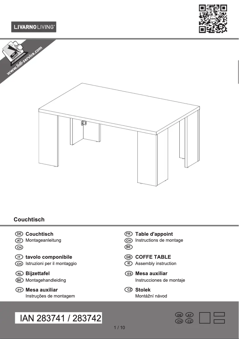 Image de la première page du manuel de l'appareil IAN 283741
