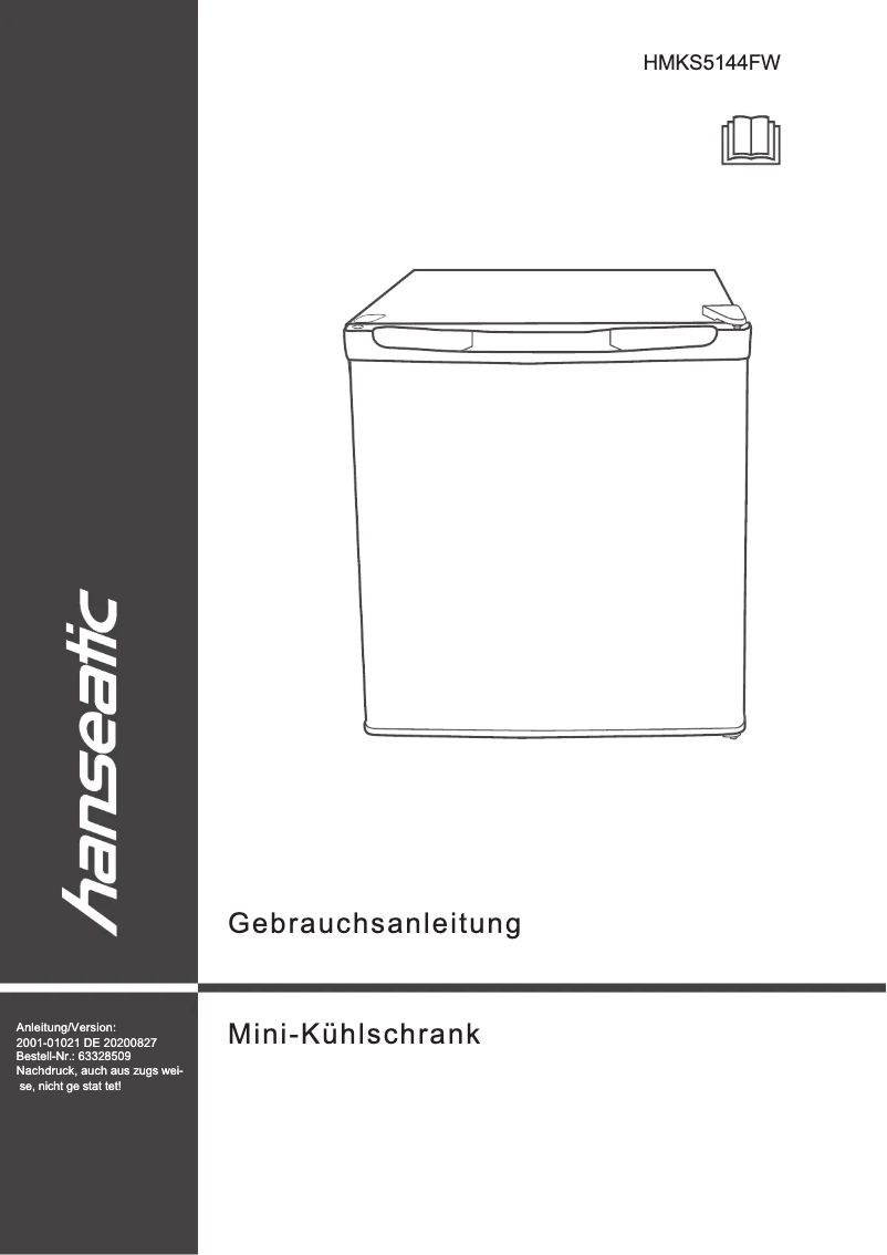 Image de la première page du manuel de l'appareil HMKS5144FW