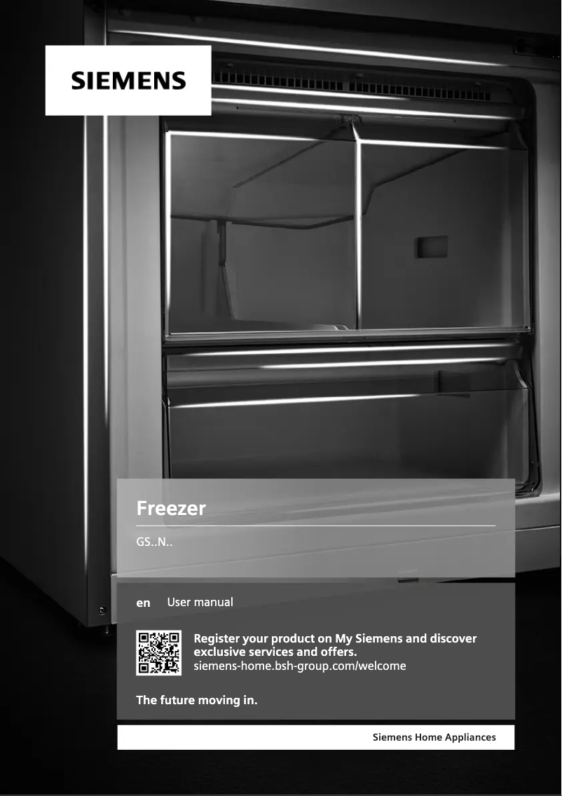 Page 1 de la notice Manuel utilisateur Siemens GS36NAXFV