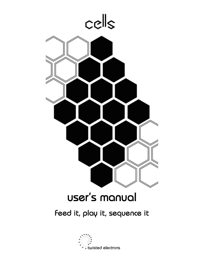 Page n°1 - Manuel utilisateur Twisted Electrons Cells