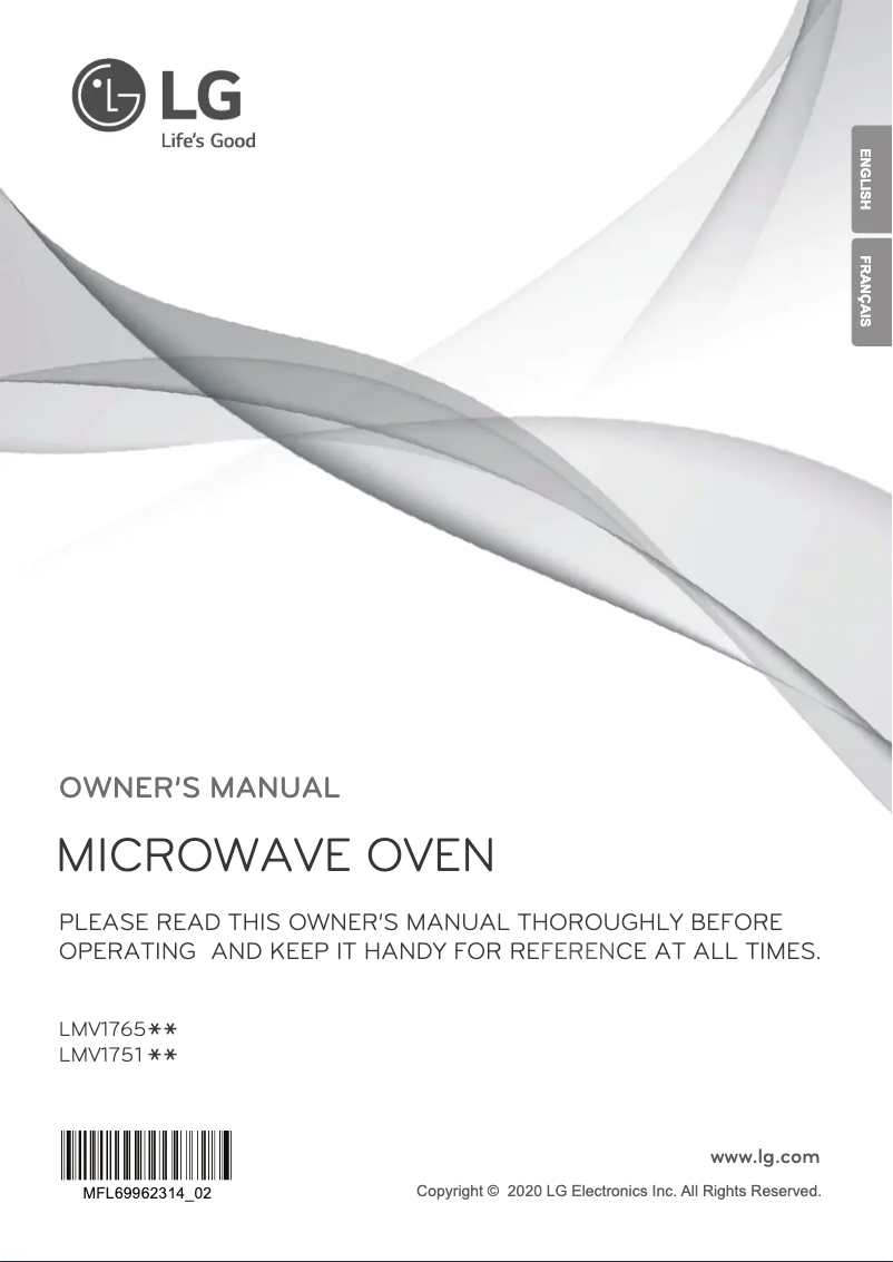 Página 1 del manual Manual de usuario LG LMV1751ST