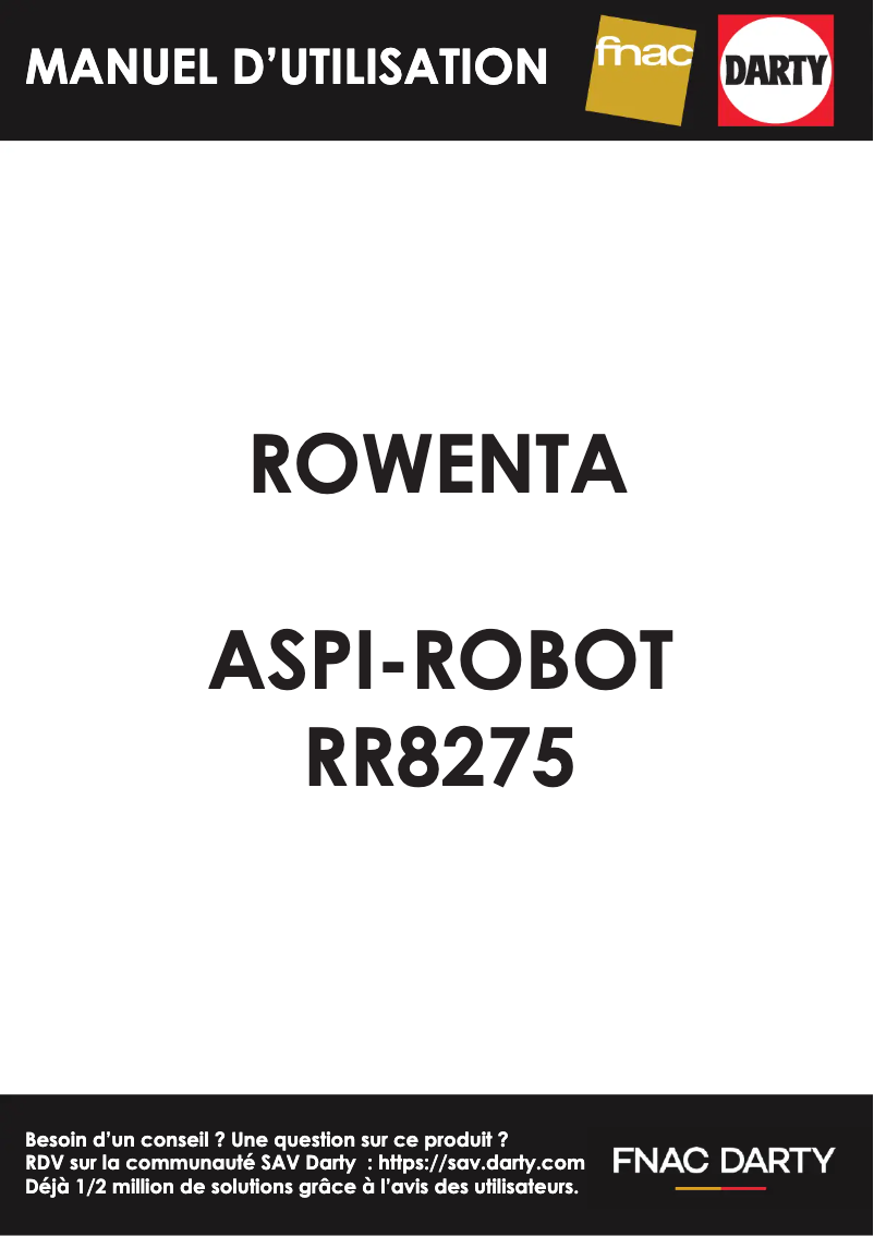 Page n°1 - Manuel utilisateur Rowenta X-Plorer Serie 45 RR8275WH