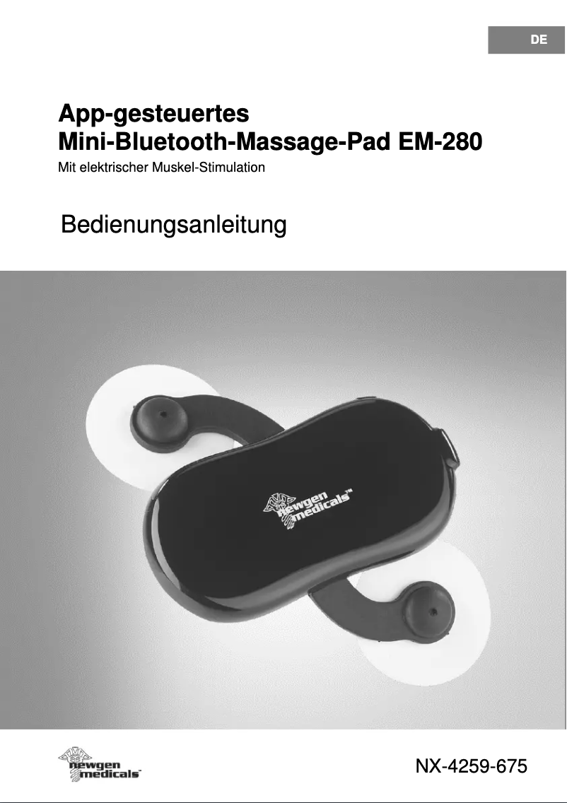 Página 1 del manual Manual de usuario Newgen Medicals EM-280