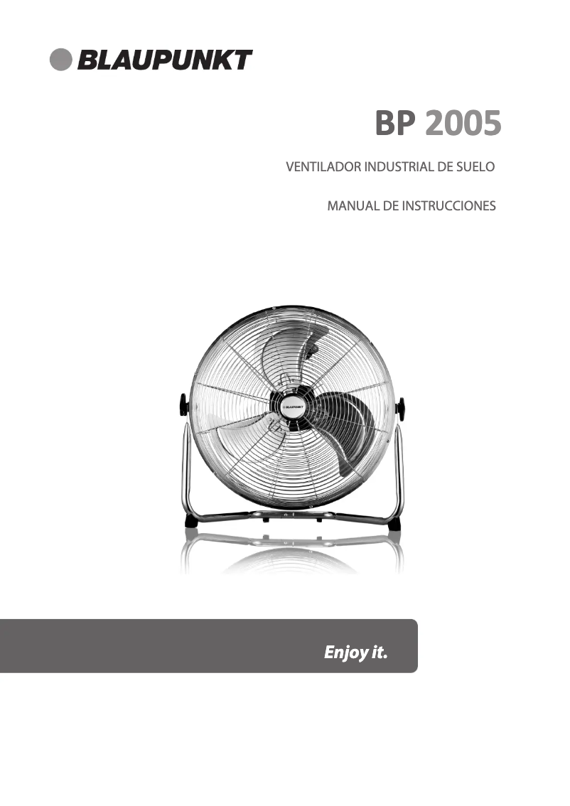 Image de la première page du manuel de l'appareil BP2005