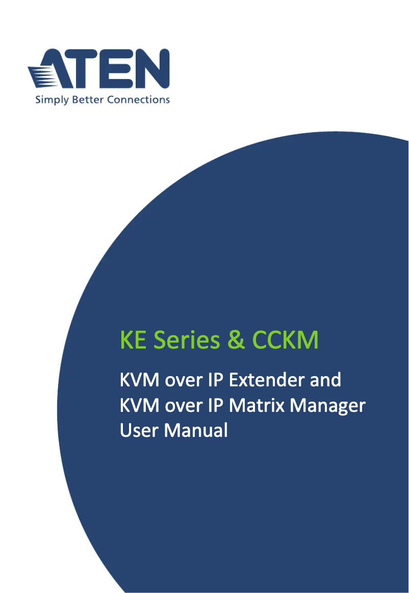 Page 1 de la notice Manuel utilisateur ATen KE6920