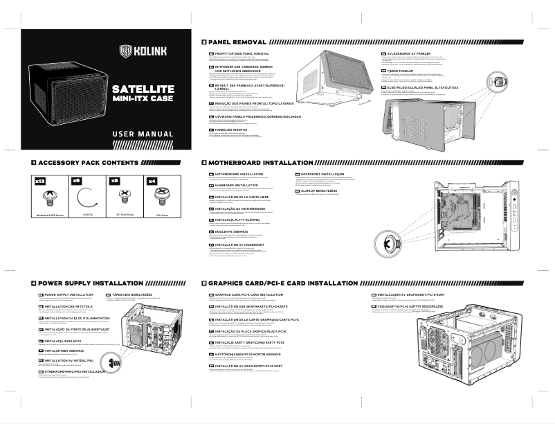Page n°1 - Manuel utilisateur Kolink SATELLITE