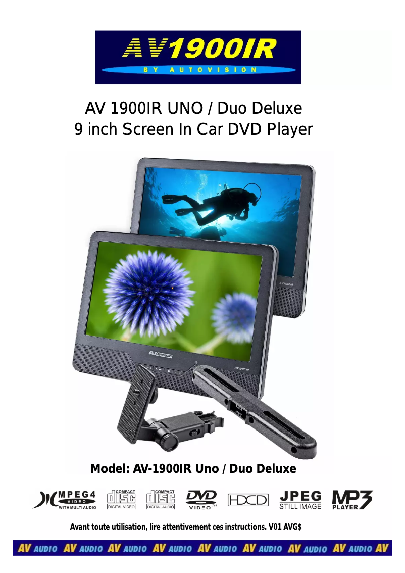 Image de la première page du manuel de l'appareil AV-1900IR Duo Deluxe