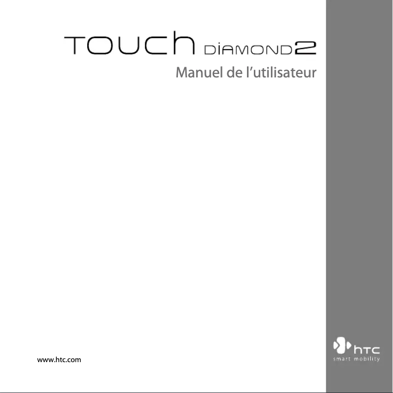 Page n°1 - Manuel utilisateur HTC Touch Diamond2
