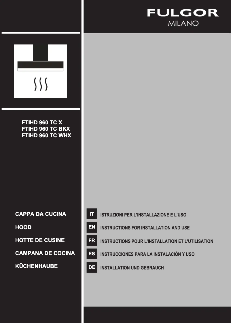 Page n°1 - Manuel utilisateur Fulgor Milano FTIHD 1260 TC X