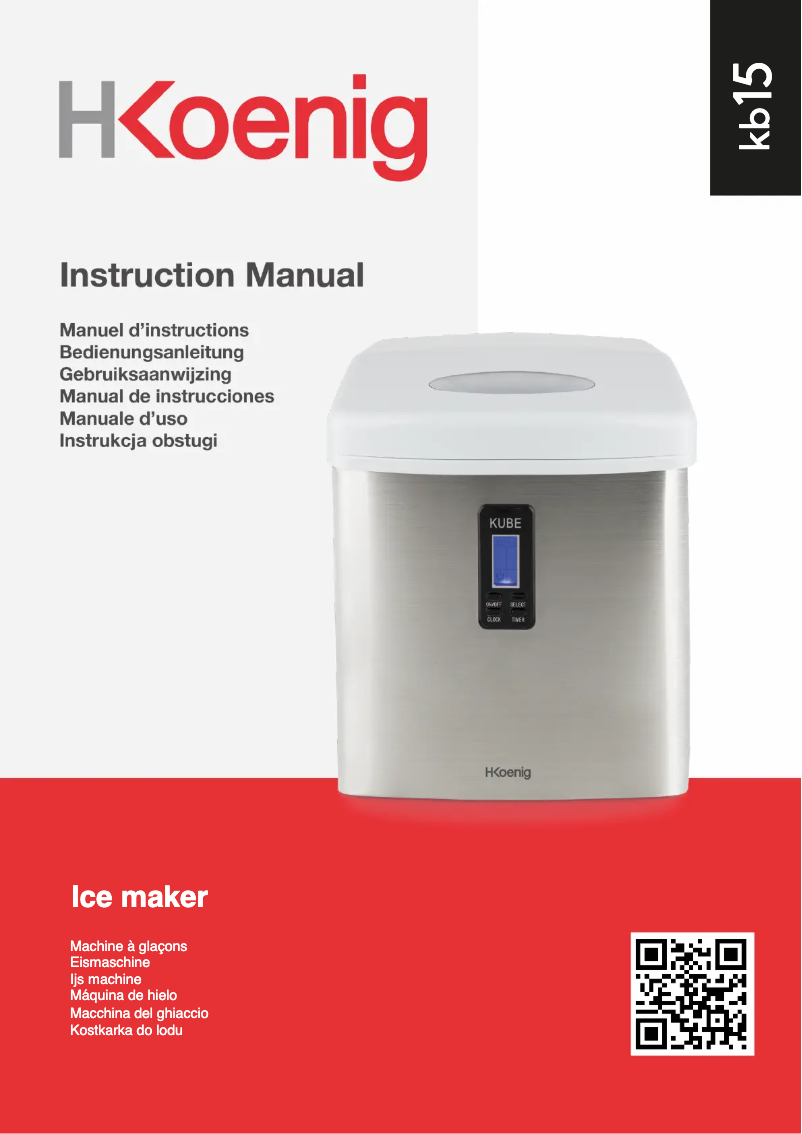 Image de la première page du manuel de l'appareil KB15