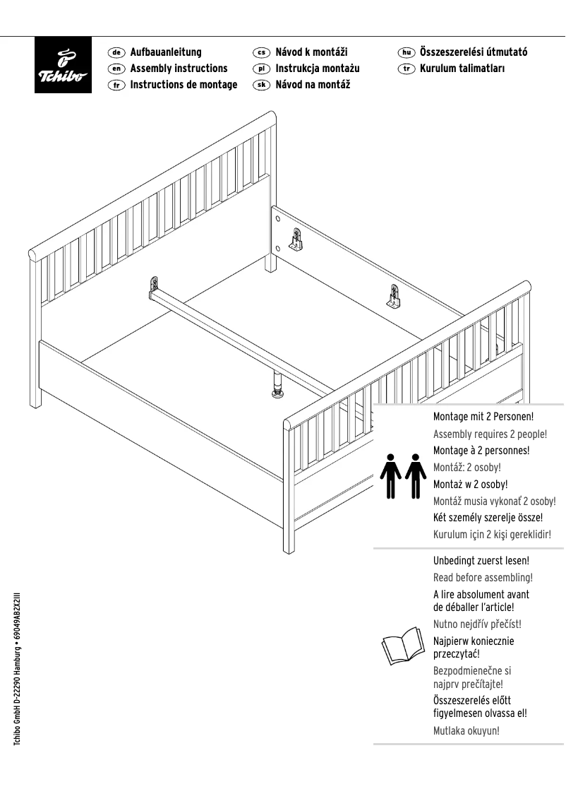 Page 1 de la notice Manuel utilisateur Tchibo 289771