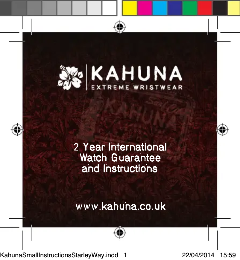 Página 1 del manual Manual de usuario Kahuna Strap AKLS-0083L