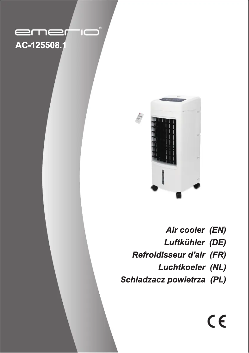Page 1 de la notice Manuel utilisateur Emerio AC-125508.1