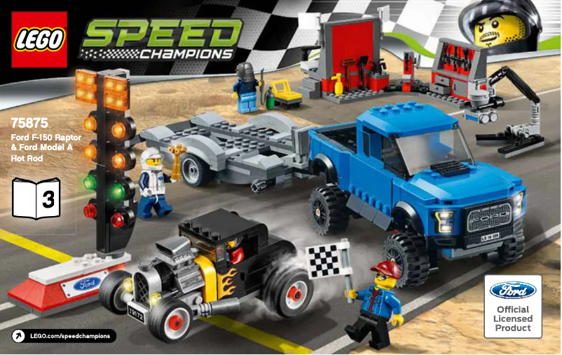Image de la première page du manuel de l'appareil Speed Champions 75875