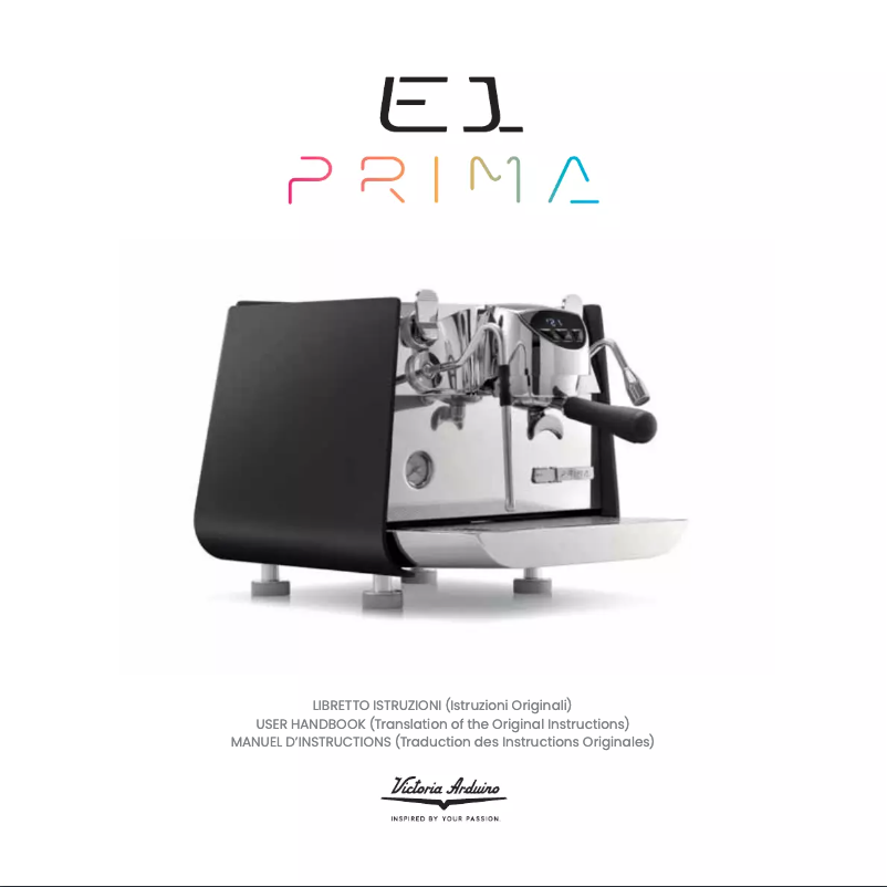 Image de la première page du manuel de l'appareil E1 Prima