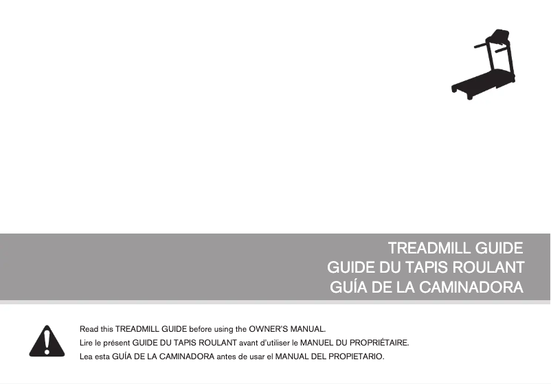 Page n°1 - Manuel utilisateur Horizon Fitness GS1050T