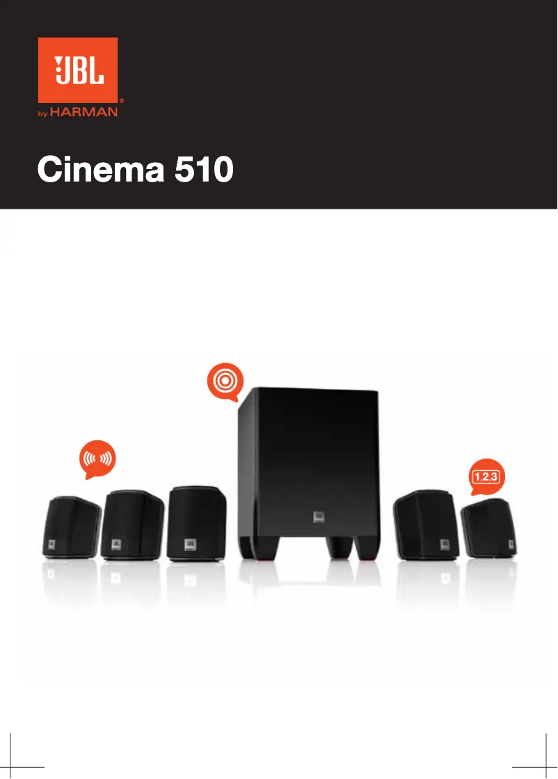 Page n°1 - Manuel utilisateur JBL Cinema 510