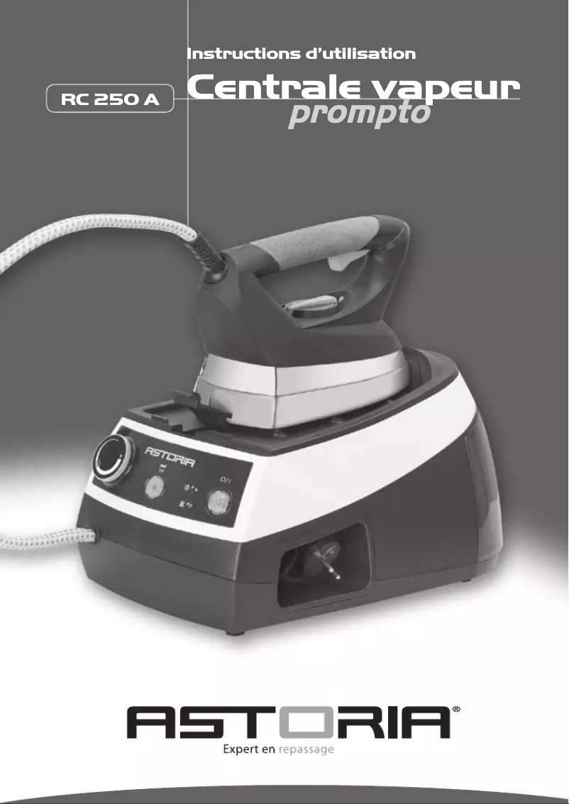 Page 1 de la notice Manuel utilisateur Astoria RC250A