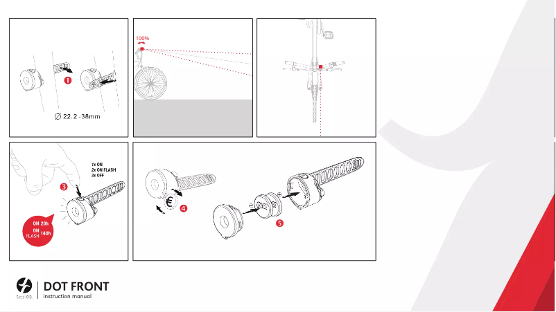 Imagen de la primera página del manual del dispositivo Dot Front