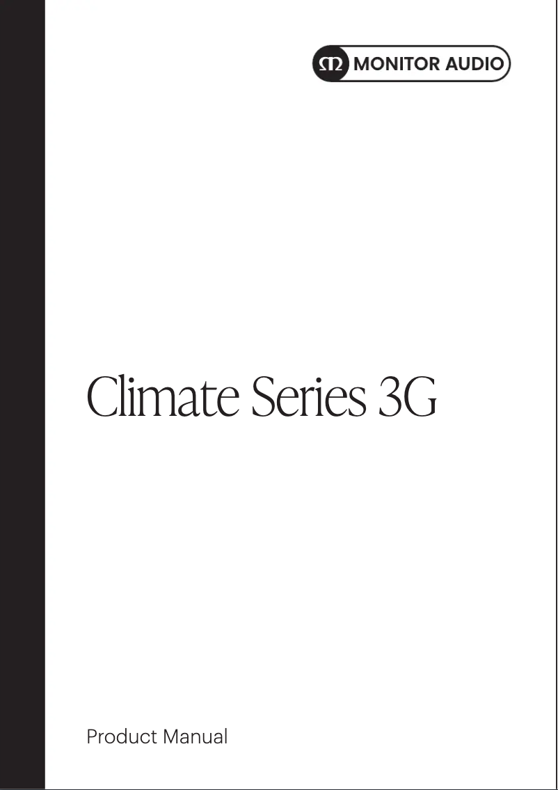 Page 1 de la notice Manuel utilisateur Monitor Audio CL2 M