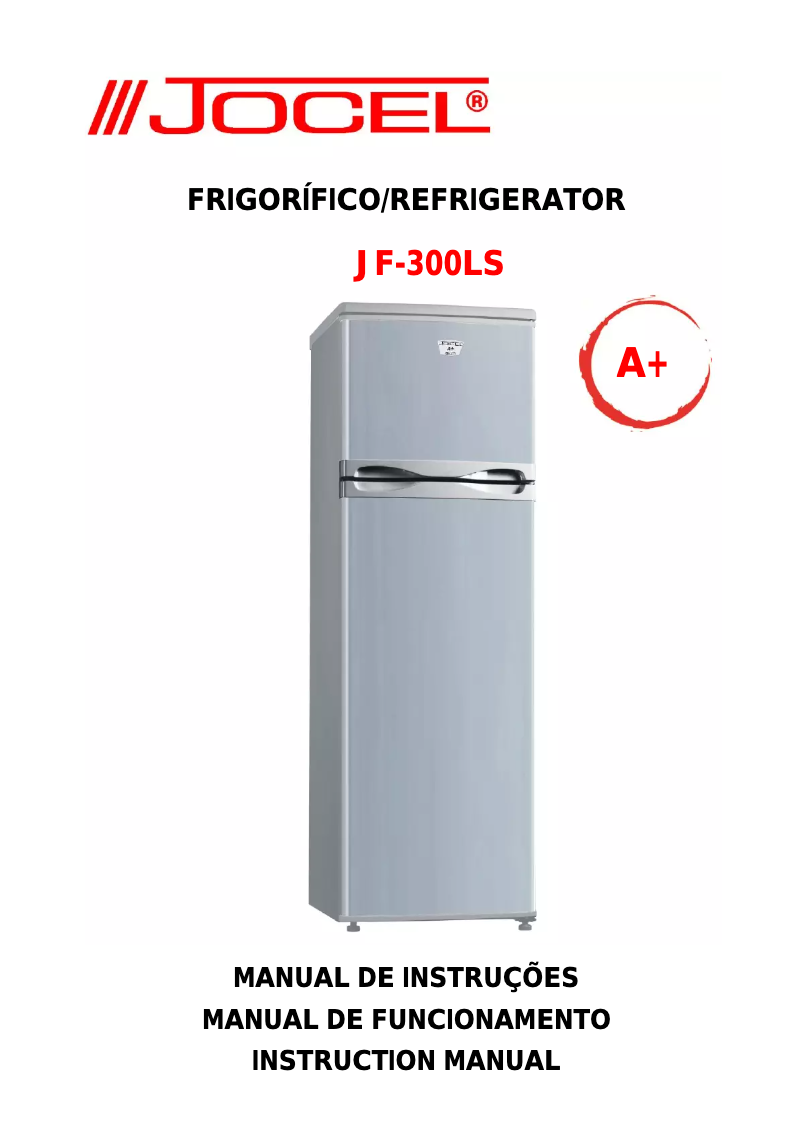 Page n°1 - Manuel utilisateur Jocel JF-300LS