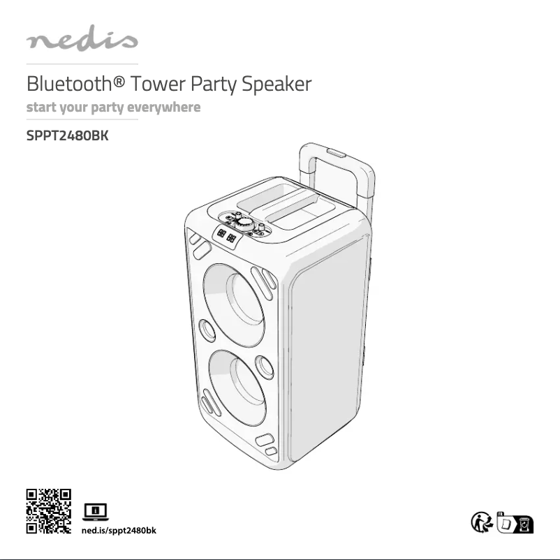 Page n°1 - Manuel utilisateur Nedis SPPT2480BK