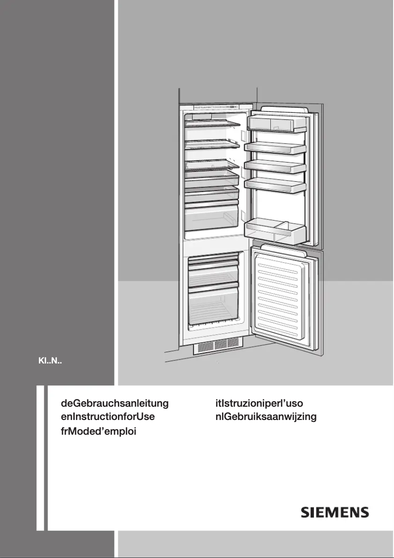 Page n°1 - Manuel utilisateur Siemens KI34NP60