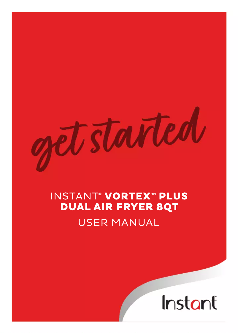 Page n°1 - Manuel utilisateur Instant Vortex Plus Dual