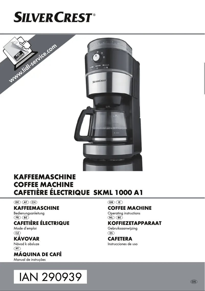 Image de la première page du manuel de l'appareil SKML 1000 A1