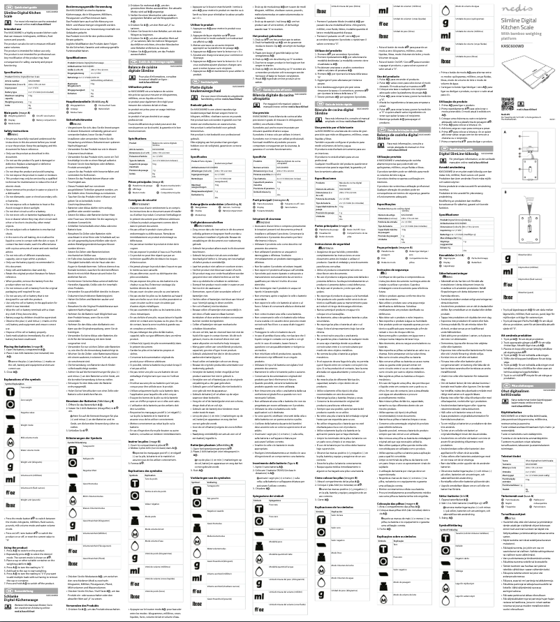 Page 1 de la notice Manuel utilisateur Nedis KASC600WD