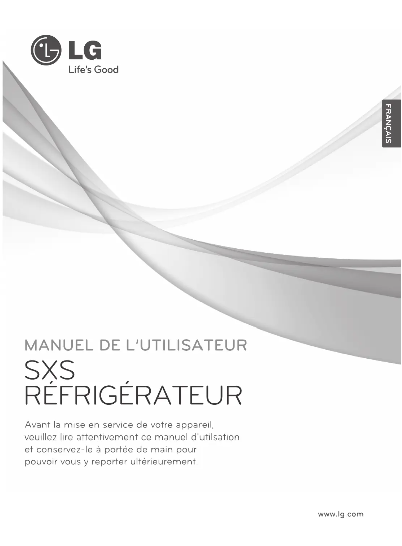 Page 1 de la notice Manuel utilisateur LG GC-B207GVQS