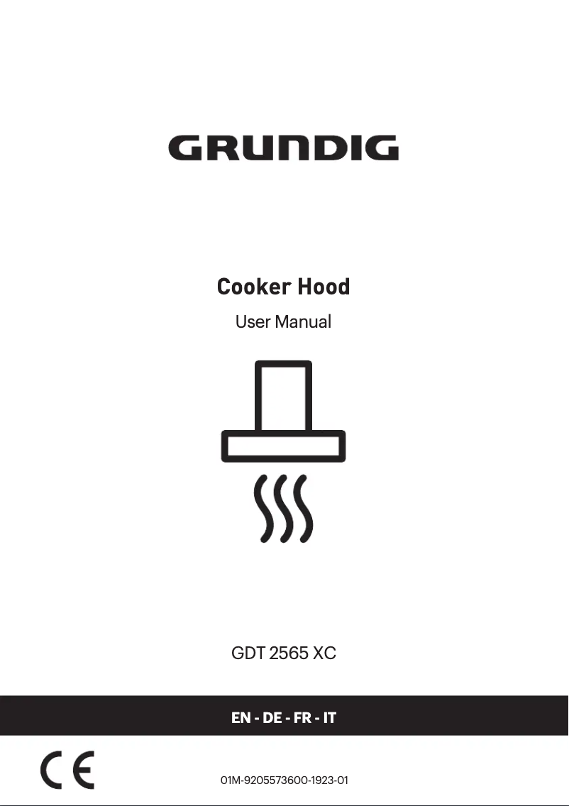 Image de la première page du manuel de l'appareil GDT2565XC