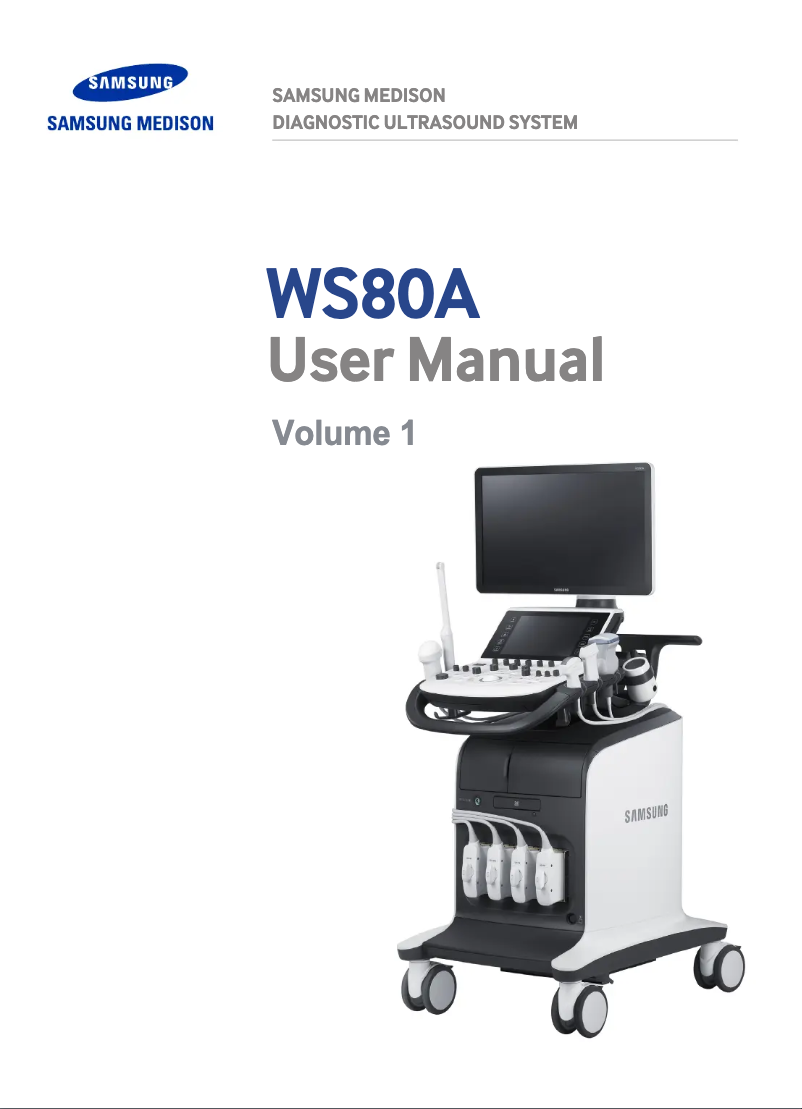 Page 1 de la notice Manuel utilisateur Samsung UGEO WS80A