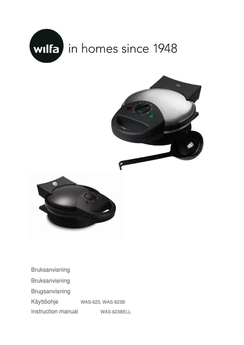 Page n°1 - Manuel utilisateur Wilfa WAS-623