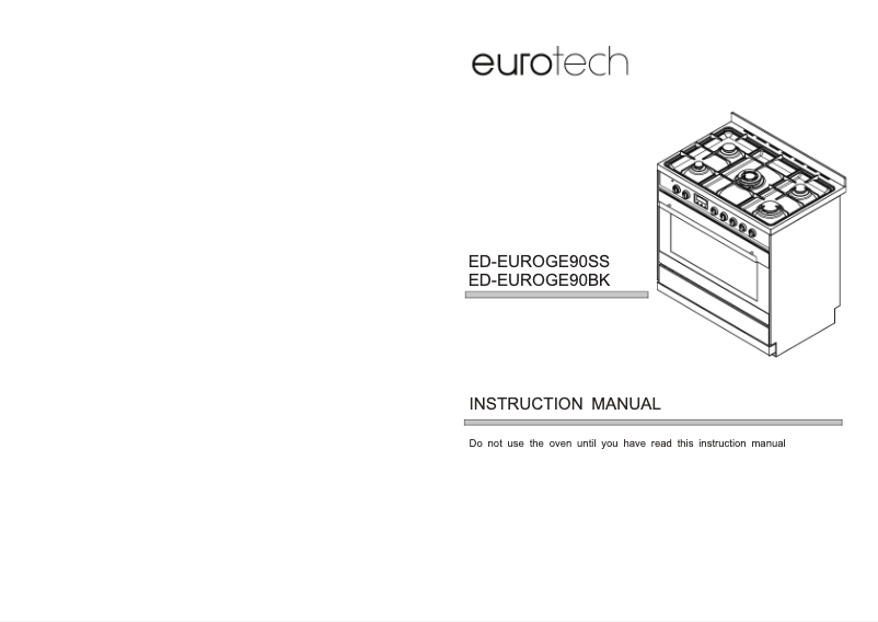 Page 1 de la notice Manuel utilisateur Eurotech ED-EUROGE90BK