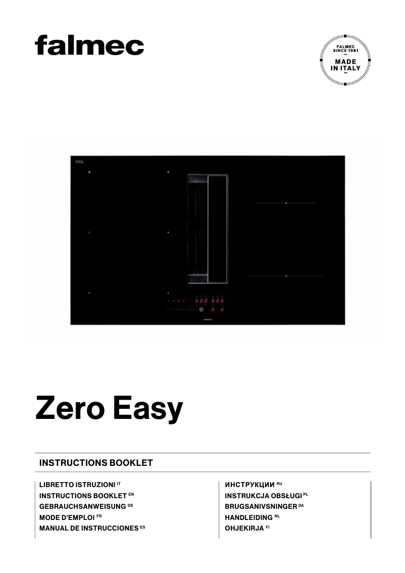 Page n°1 - Mode d'emploi Falmec Zero Easy