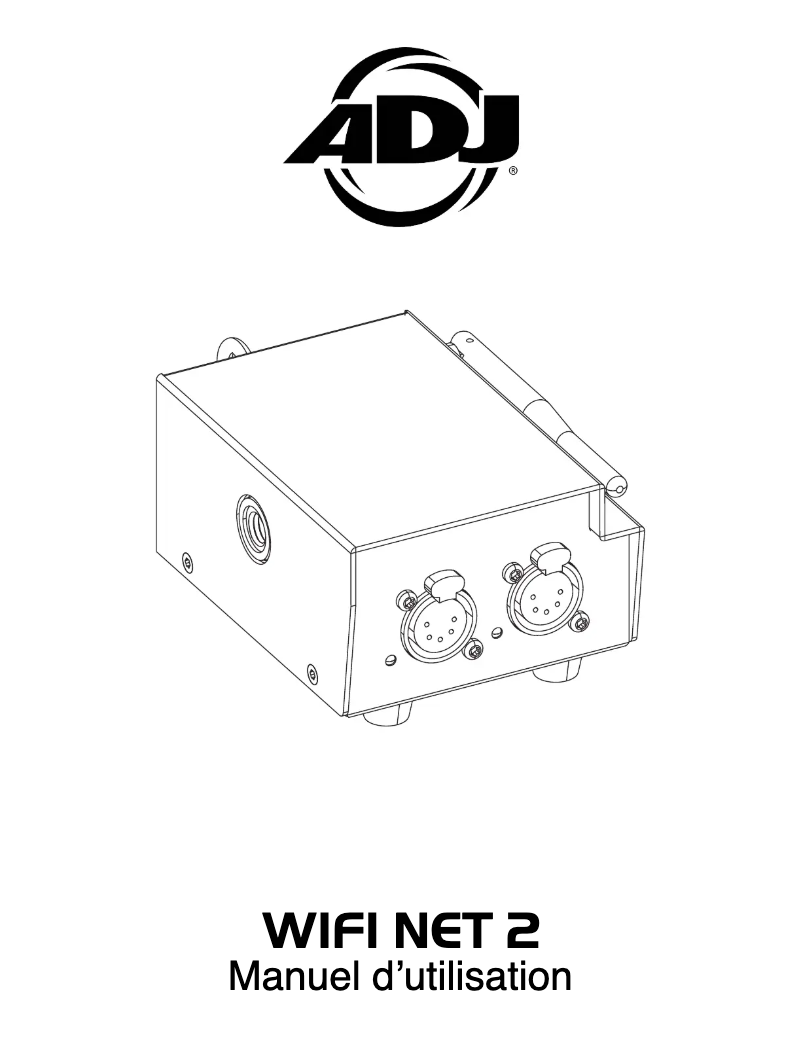Page 1 de la notice Manuel utilisateur Adj Wifi Net 2